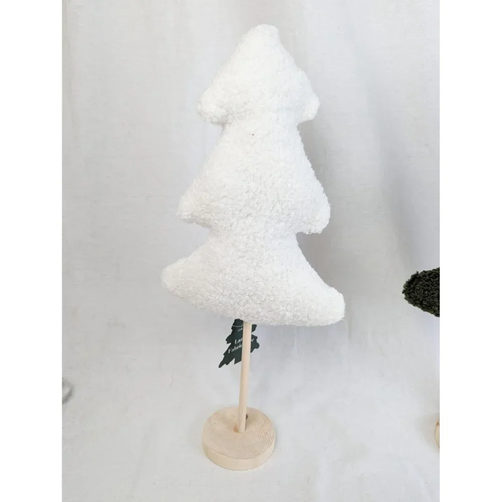 Target Bullseye's Playground Fuzzy Fleece Felt Rustic Farmhouse Christmas Trees